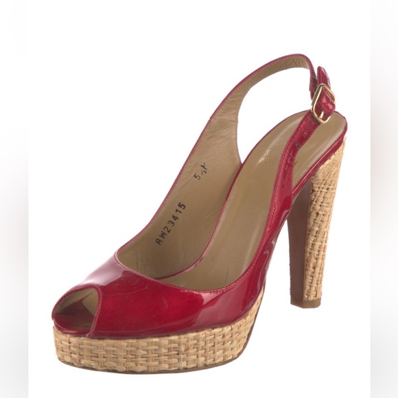 Stuart Weitzman Slingback platform sandals - Picture 2 of 5